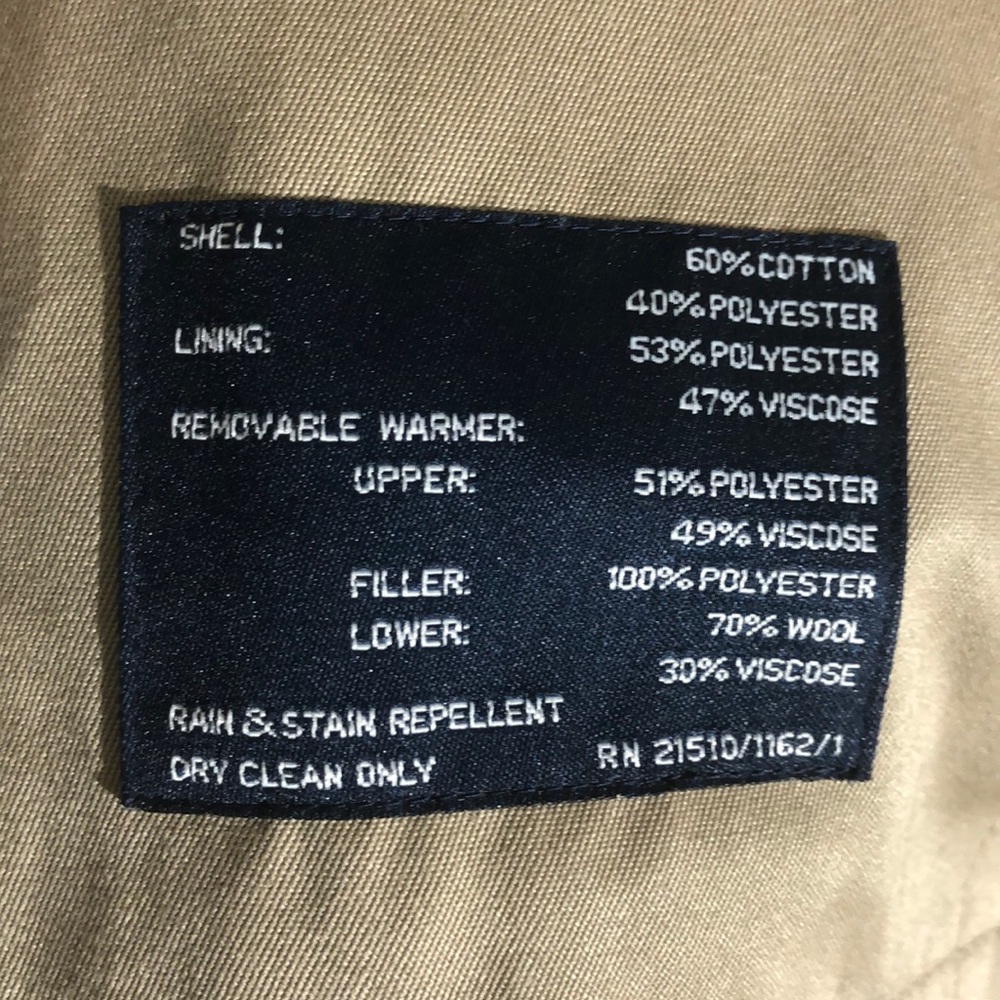 Hart Schaffner Marx Trench Coat. - Picture 7 of 8